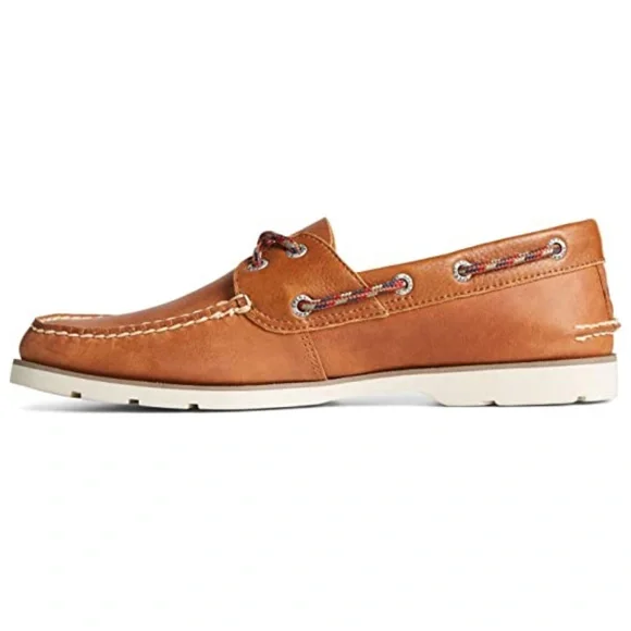 Sperry Mens Leeward 2-Eye Leather Boat Shoe - Picture 2 of 7